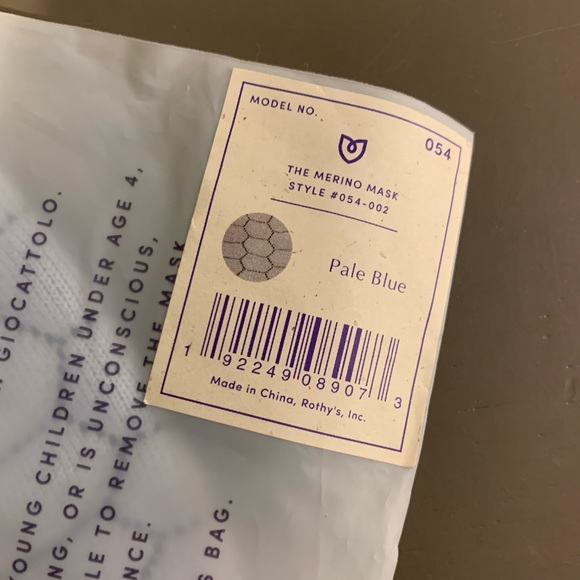 Rothy's Accessories Rothys In Store Exclusive Merino Mask Poshmark